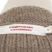 Comptoir Des Cotonniers Vest in grijsbruin