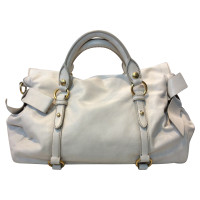 Miu Miu "Bow Bag" in bianco