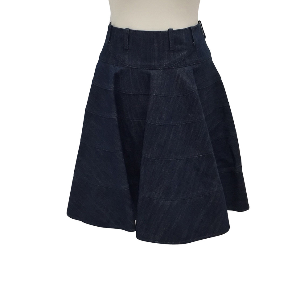 Alaïa denim skirt