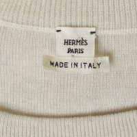 Hermès Strickpullover in Creme