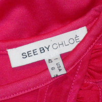 See By Chloé Zomerjurk in roze 