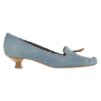 Moschino Jeans-pumps en bleu clair