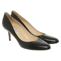 Jimmy Choo Pumps/Peeptoes aus Leder in Schwarz