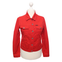 Calvin Klein Jacket/Coat Cotton in Red