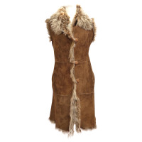 Furry Sleeveless Maxi vest