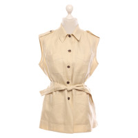 Escada Vest Linen in Beige