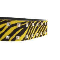 Versace Belt in black / yellow