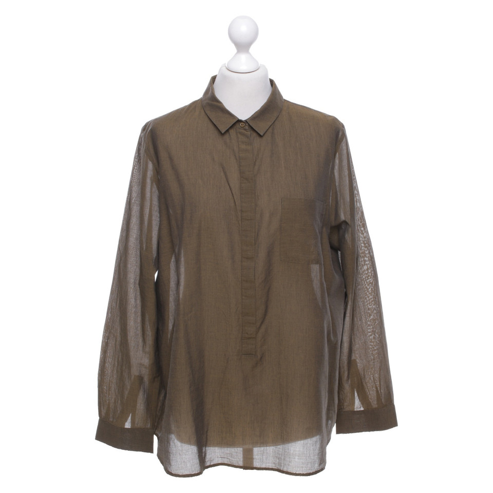 Cos Blouse in olijfgroen