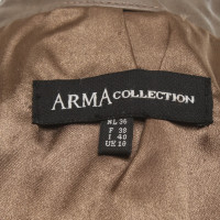 Arma Leather jacket in taupe