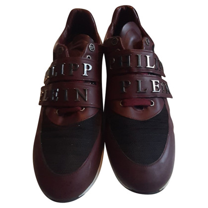 Philipp Plein Lace-up shoes Leather in Bordeaux