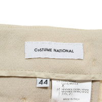 Costume National Broeken Wol in Beige