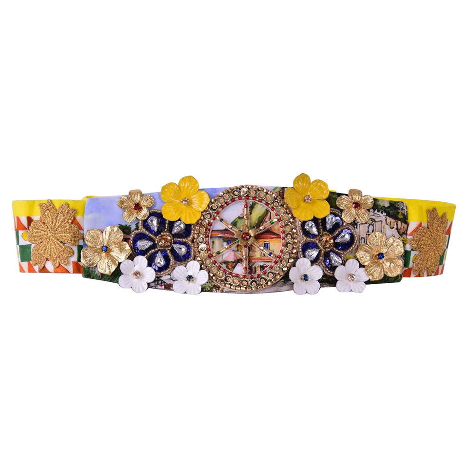 Dolce & Gabbana Belt / hairband with embroidery