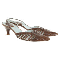 Bottega Veneta Slingbacks in brown