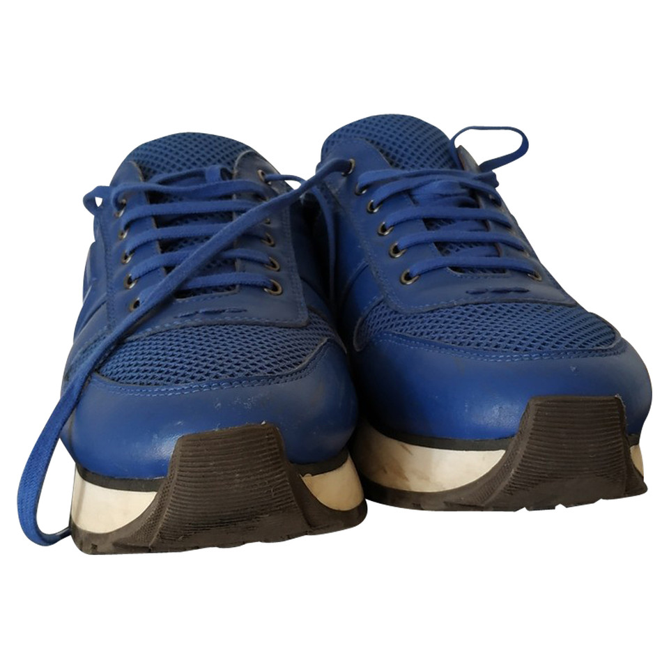Fendi Sneaker in Pelle in Blu