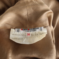 Yves Saint Laurent Bovenkleding Zijde in Bruin
