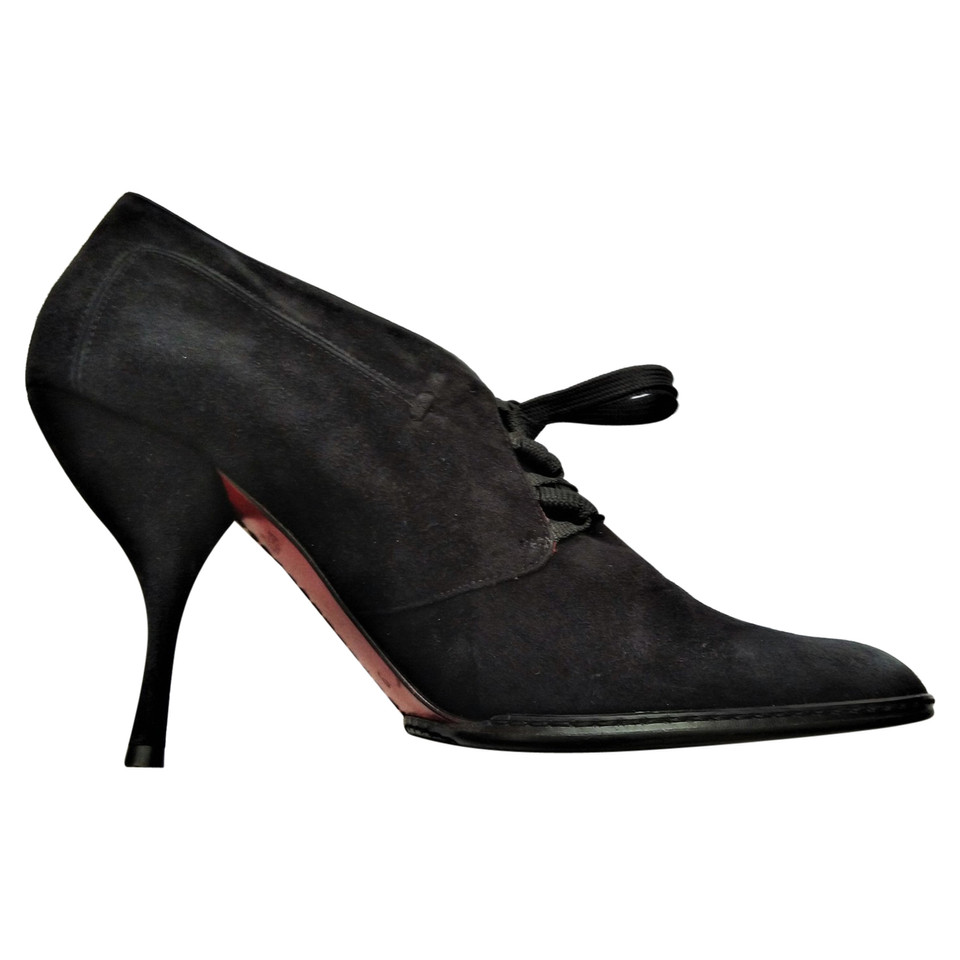 Dkny Scarpe stringate in Pelle scamosciata in Nero