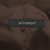Windsor Gilet in verde-marrone