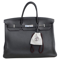 Hermès Birkin Bag 40 en Cuir en Gris