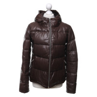 Gant Veste en cuir marron