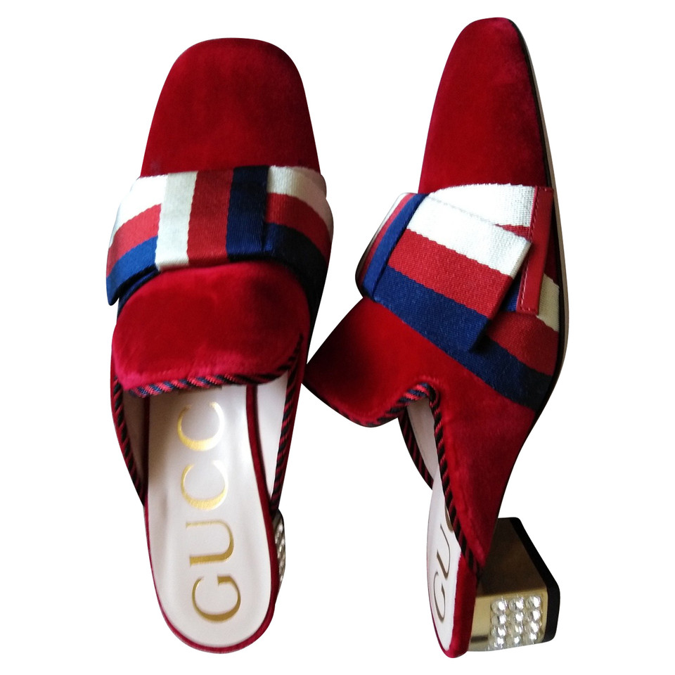 Gucci Slippers/Ballerina's in Rood