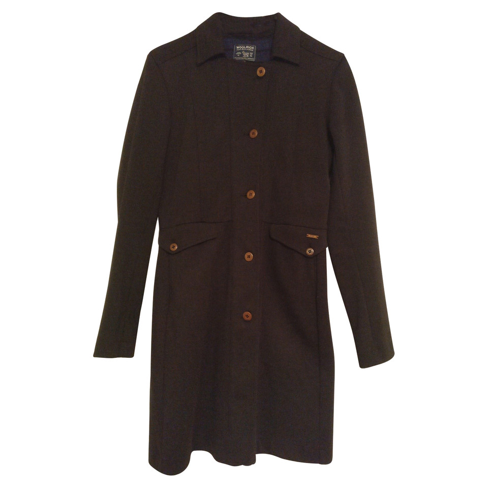 Woolrich Long blazer in brown