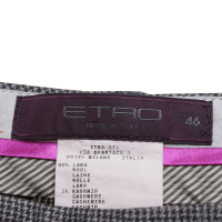 Etro trousers with tap pattern