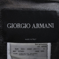 Giorgio Armani Cappotto di pelliccia reversibile con un look vintage