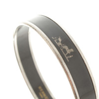 Hermès Emaille Bangle Bracelet in zwart