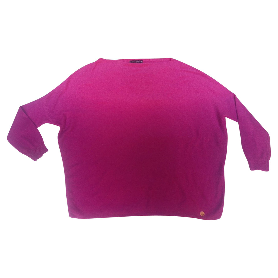 Liu Jo Pink gradient viscose sweater