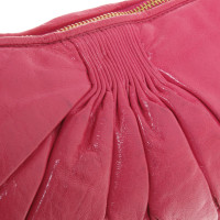 Miu Miu Clutch aus Leder in Rosa / Pink