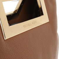 Michael Kors Borsa a tracolla in Pelle in Marrone