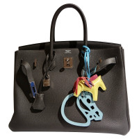 Hermès Birkin Bag 35 Leer in Grijs