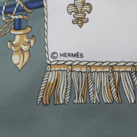 Hermès motifs écharpe de soie
