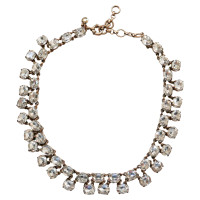 J. Crew Ketting Glas in Wit
