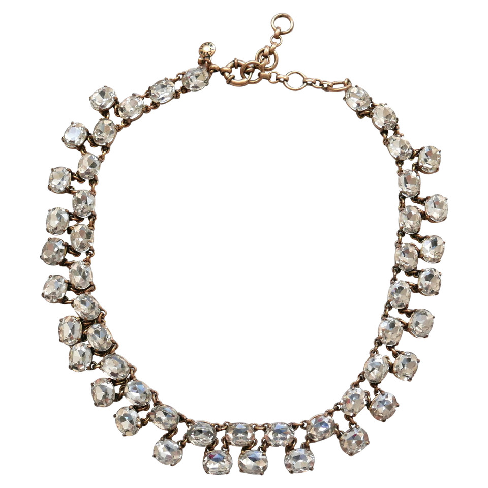 J. Crew Ketting Glas in Wit