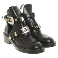 Balenciaga Bottes en Cuir en Noir