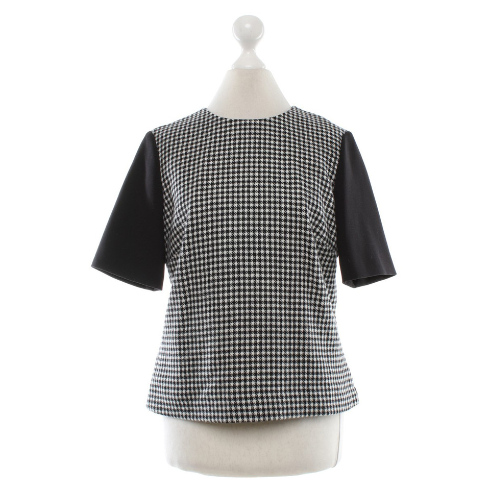 Hobbs top with pepita pattern