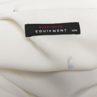 Equipment Zijden blouse Offwhite