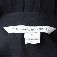 Diane Von Furstenberg Zijden tuniek in blauw