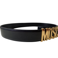 Moschino Belt Leather in Black