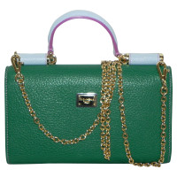 Dolce & Gabbana Clutch Bag Leather in Green