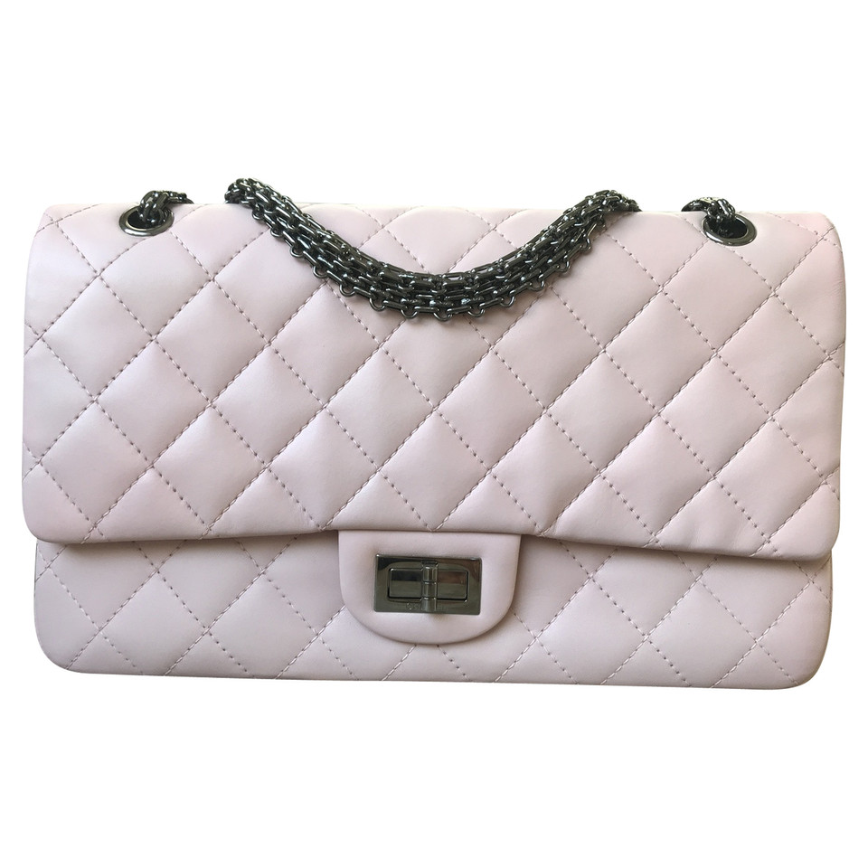 Chanel Classic Flap Bag Jumbo Leather in Pink