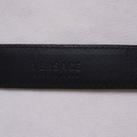 Versace Gürtel aus Leder in Schwarz