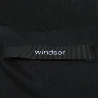 Windsor Blazer aus Wolle in Schwarz