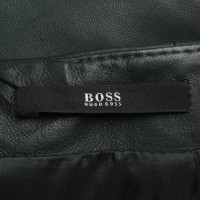 Hugo Boss Rock aus Leder in Grün