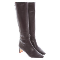 Aeyde Boots Leather in Bordeaux