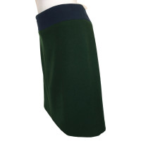 Dries Van Noten Skirt Wool in Green