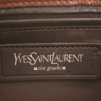 Yves Saint Laurent Handtas in bruin
