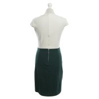 Theory Dress in green / white