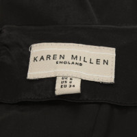 Karen Millen zijden jurk in zwart